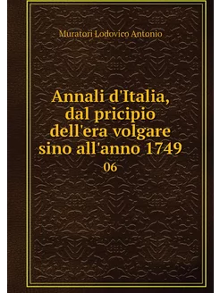 Annali d'Italia, dal pricipio dell'er