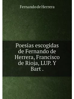 Poesias escogidas de Fernando de Herrera, Francisco