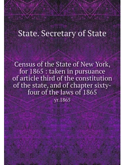 Census of the State of New York, for