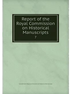 Report of the Royal Commission on His