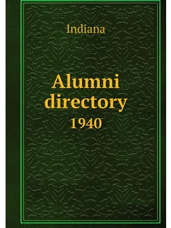 Alumni directory. 1940