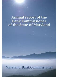 Annual report of the Bank Commissione