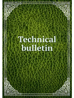 Technical bulletin