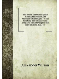 The poems and literary prose of Alexa