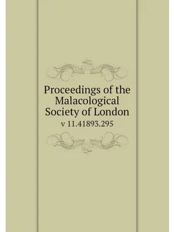 Proceedings of the Malacological Soci