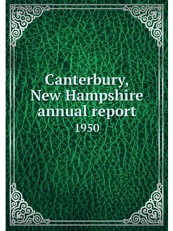 Canterbury, New Hampshire annual repo