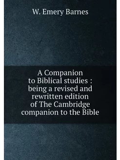 A Companion to Biblical studies bei