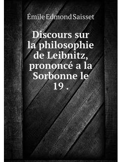 Discours sur la philosophie de Leibni