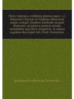 Flora virginica, exhibens plantas qua