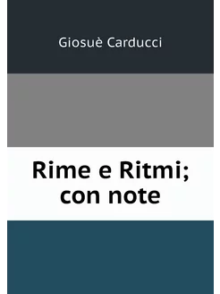 Rime e Ritmi con note