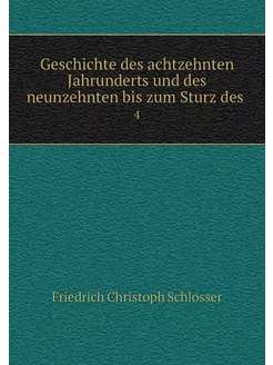 Geschichte des achtzehnten Jahrundert