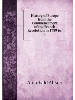 History of Europe from the Commenceme