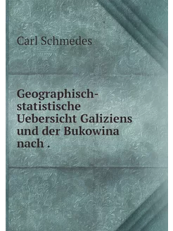 Geographisch-statistische Uebersicht