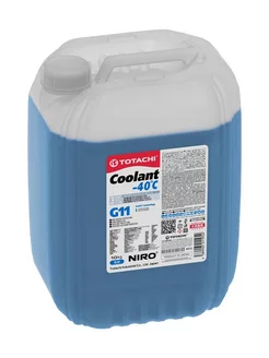 Антифриз, готовый раствор NIRO COOLANT G11 -40 C синий 10