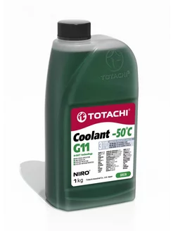 Антифриз, готовый раствор NIRO COOLANT G11 -50 C зел ный