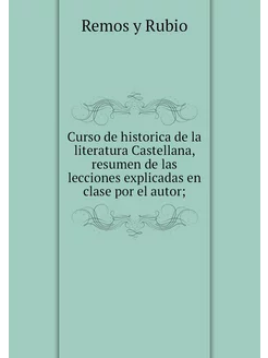 Curso de historica de la literatura C