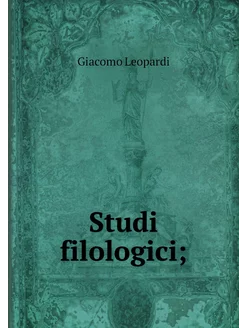 Studi filologici