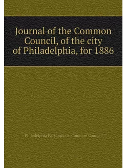 Journal of the Common Council, of the