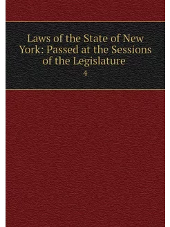 Laws of the State of New York Passed