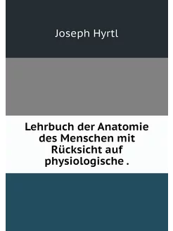 Lehrbuch der Anatomie des Menschen mi