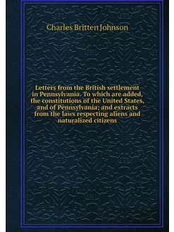 Letters from the British settlement i