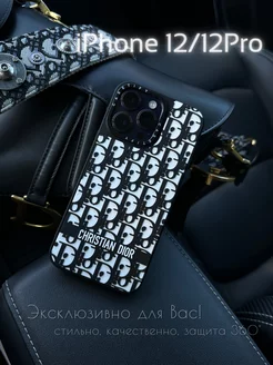 Чехол для iPhone 12 12 Pro с принтом Dior силиконовый