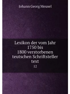 Lexikon der vom Jahr 1750 bis 1800 ve