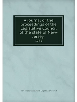 A journal of the proceedings of the Legislative Coun