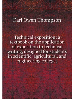 Technical exposition a textbook on t