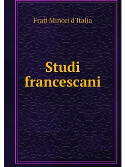 Studi francescani