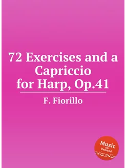 72 Exercises and a Capriccio for Harp