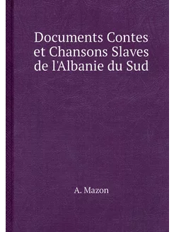 Documents Contes et Chansons Slaves d