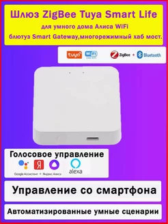 Умный шлюз Zigbee + Bluetooth с Алисой, Марусей