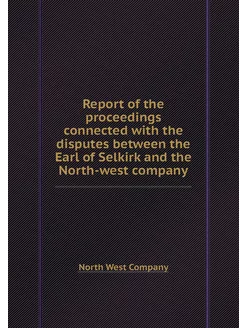 Report of the proceedings connected w