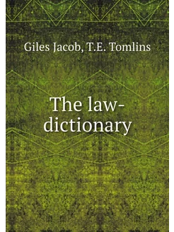 The law-dictionary