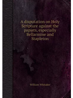 A disputation on Holy Scripture again