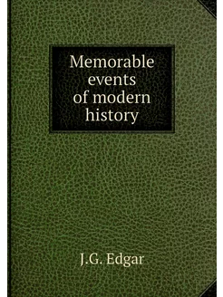 Memorable events of modern history