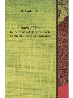 A book of costs. In the courts of Que