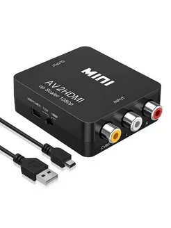 Конвертер переходник AV-HDMI с питанием от USB