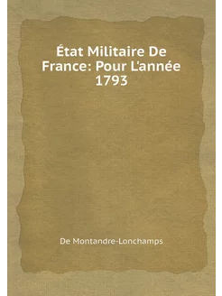 État Militaire De France Pour L'anné