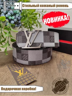 Кожаный стильный ремень Louis Vuitton в подарок