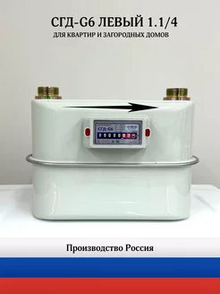 Газовый счетчик СГД-G6 Левый 1.1 4