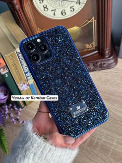 Блестящий чехол на iPhone 13 Pro Max Swarovski