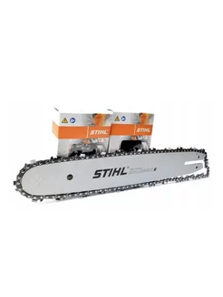 STIHL комбо-набор 1 шина + 2 цепи для бензопилы штиль