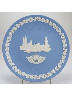 "Палаты Парламента" тарелка-барельеф 1974 год Wedgwood