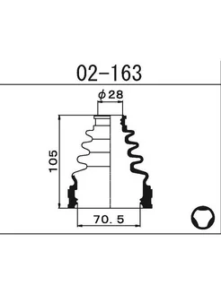 Пыльник ШРУСа внутреннего