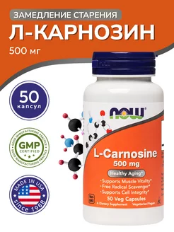 Л-Карнозин (L-CARNOSINE) 500 мг 50 капсул