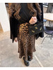 Юбка макси атласная с принтом леопард бренд DAMMAMIX продавец Продавец № 1399172