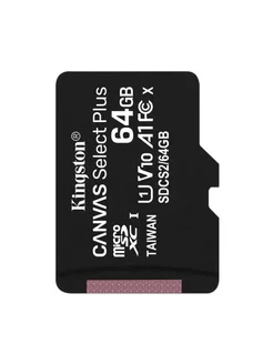 Карта памяти Canvas microSDXC UHS-I Class 10 64GB