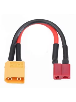 Переходник XT60 папа T plug мама 8 см